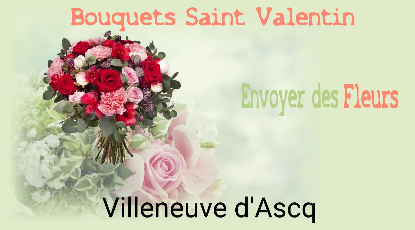 Roses de Saint-Valentin livrées à Villeneuve-d'Ascq